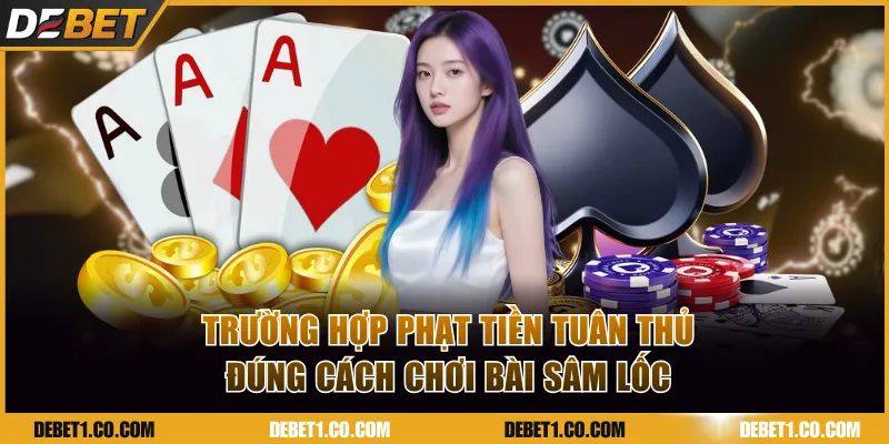 Trường hợp phạt tiền tuân thủ đúng cách chơi bài Sâm Lốc